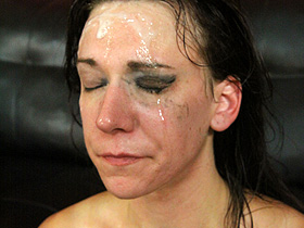 FaceFucking.com Alora Jaymes takes on a huge hard cock